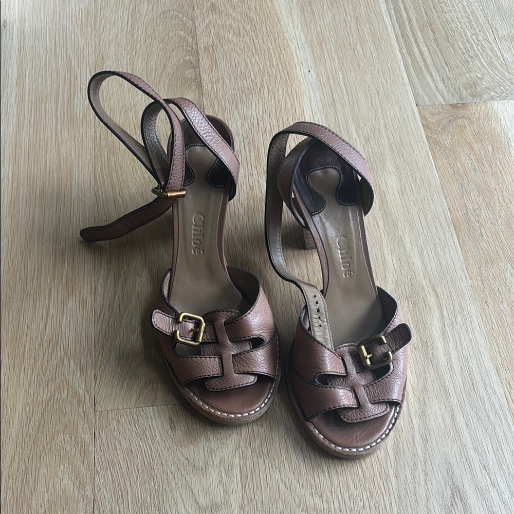 Brown Leather Sandals